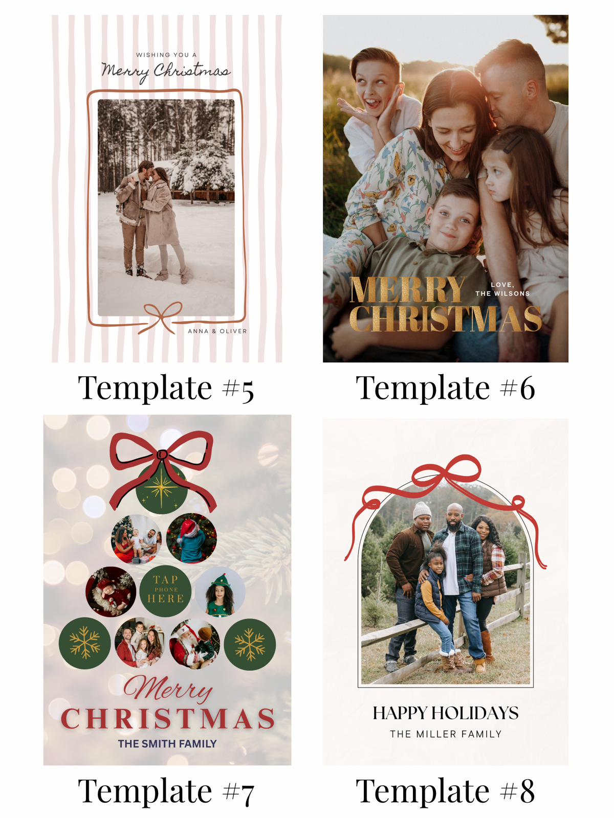 Holiday Card Magnets | Custom Video Christmas Cards – Stuck On Us ...