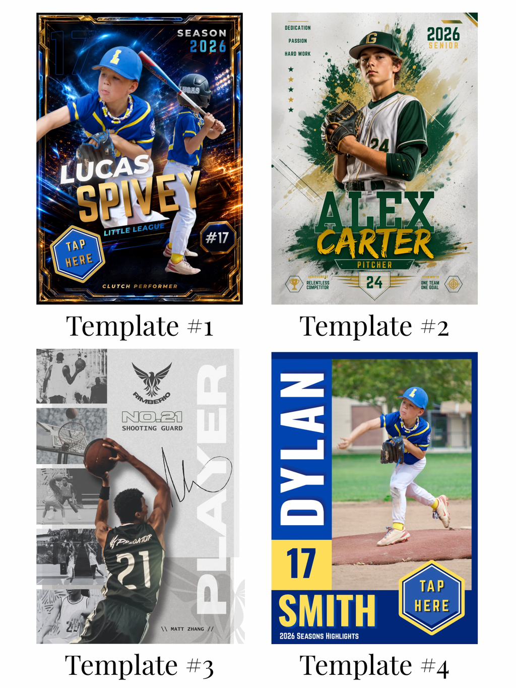 Sports Trading Card Magnets | Gift Ideas for Athletes – Stuck On Us ...