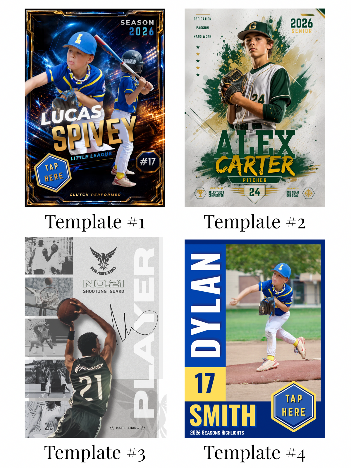 Sports Trading Card Magnets (2.5" x 3.5")