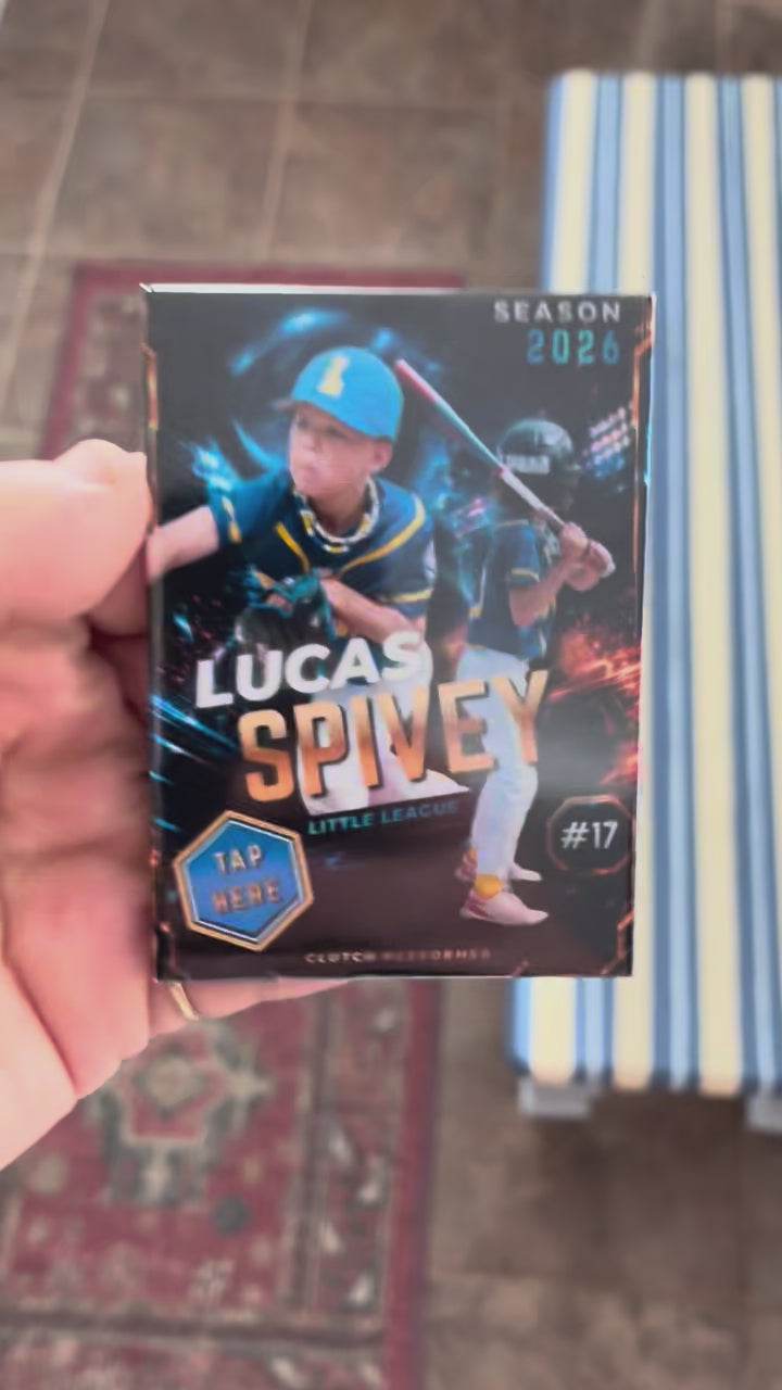 Custom video magnet showing youth sports highlights